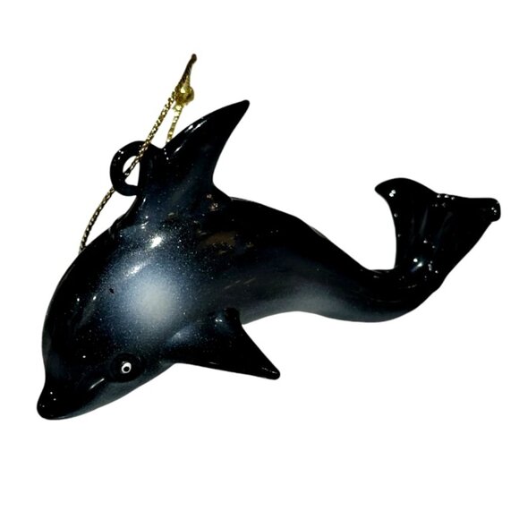 Lot Snowflakes Seashells Sea Lion + Dolphin Metal Christmas Tree Ornaments NEW - Picture 2 of 7